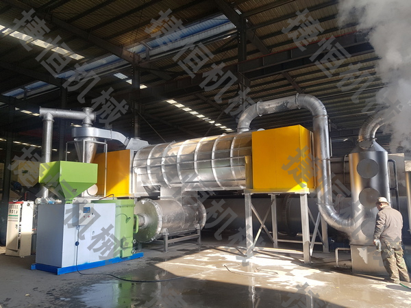 稻殼炭化生產(chǎn)線